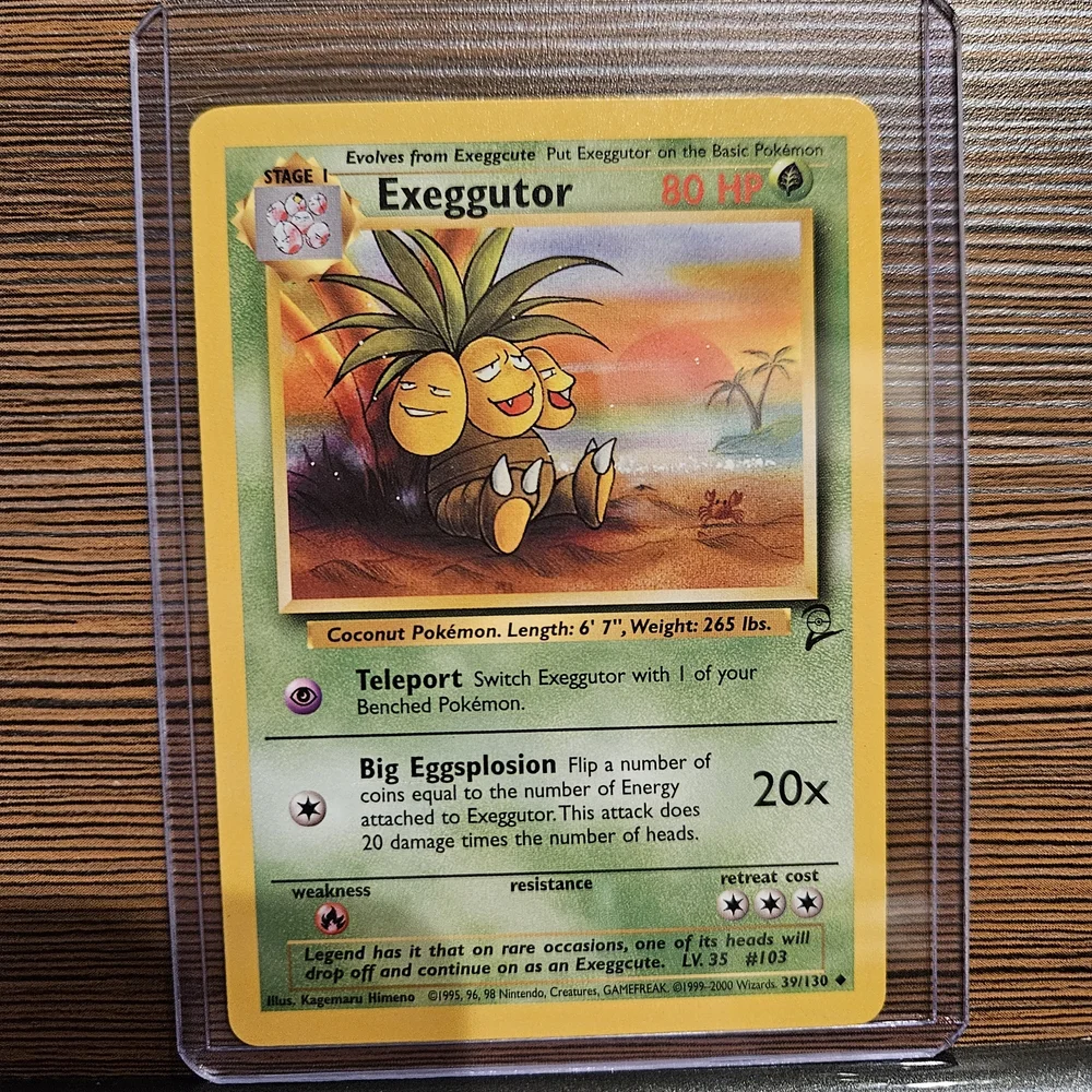 Pokemon Exeggutor 39/130 Card